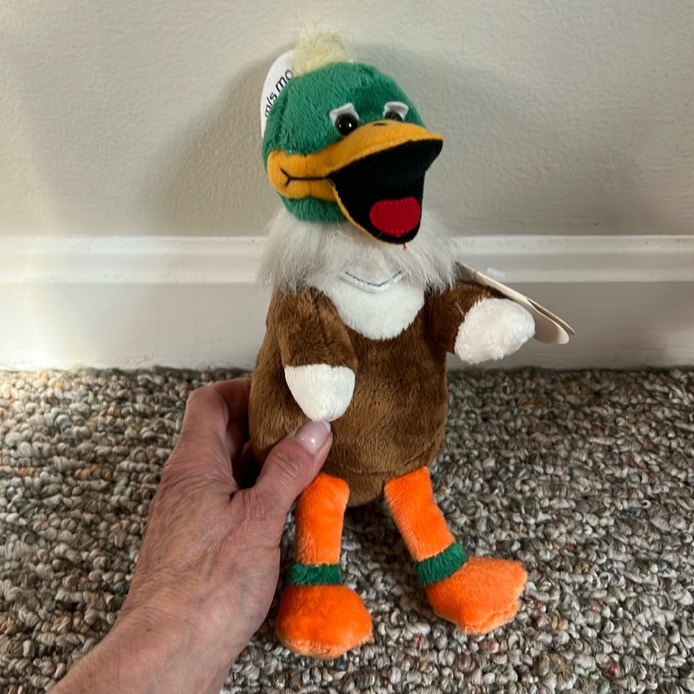 Wishpets Monty Stuffed Duck-NWT